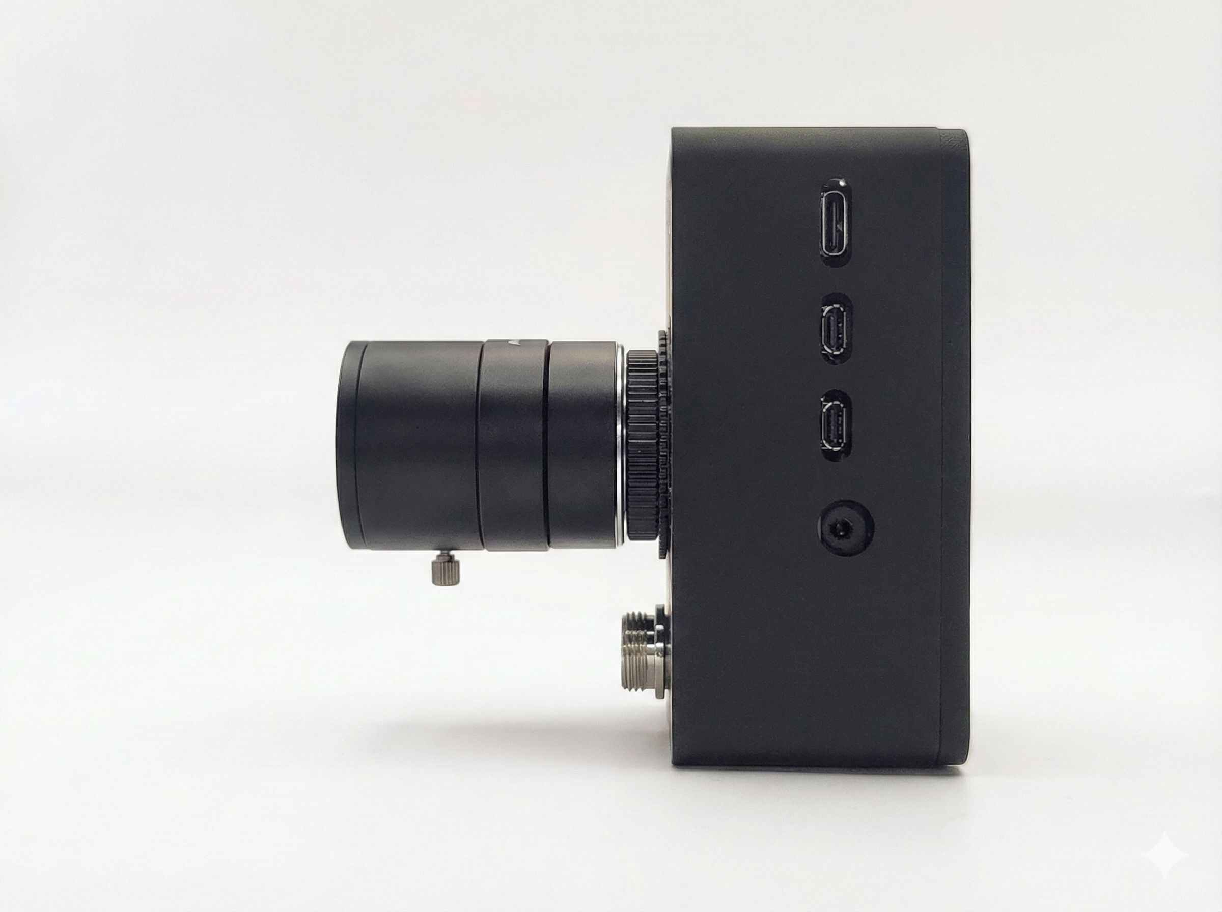 Camera breakdown side view